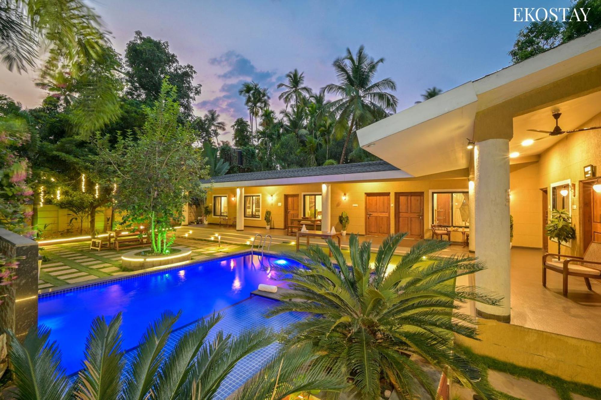 Eko Stay Gold- Casa Zul Villa Alībāg Exteriör bild
